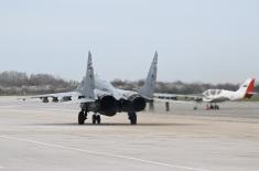 Flight training at 101st Fighter Squadron