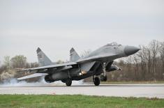 Flight training at 101st Fighter Squadron