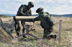 Tactical training in Serbian Armed Forces infantry units