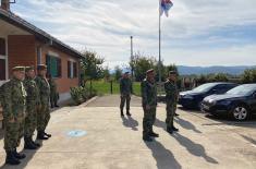 Visit to SAF units in Niš, Pirot