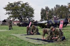 Specialist training of soldiers on military service