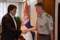 Defence Minister received future defence representatives