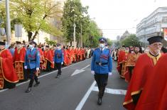 Припадници Министарства одбране и Војске Србије учествовали у Спасовданској литији 