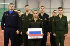 First competition of our and Russian cadets  