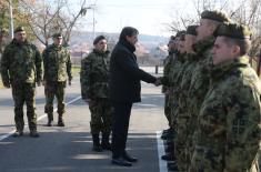 Обилазак припадника Војске Србије у Зајечару