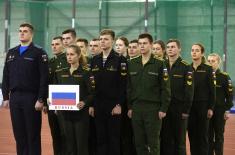 First competition of our and Russian cadets  