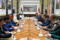 Meeting between defence ministers of Serbia, United Arab Emirates