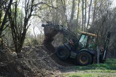 Превентивно ангажовање Војске Србије на заштити од поплава