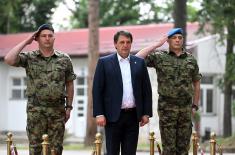 Minister Gašić visits Serbian Armed Forces Guard