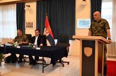 Minister Gašić visits Serbian Armed Forces Guard