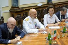 Minister of Defence meets with Italian Chief of Defence