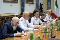 Sastanak ministra odbrane sa načelnikom Generalštaba Oružanih snaga Italije 