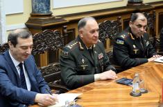 Састанак министра Гашића са начелником Генералштаба Оружаних снага Азербејџана Валијевим