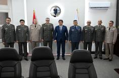 Minister Gašić Visits Military Intelligence Agency and Meets Future Defence Attachés