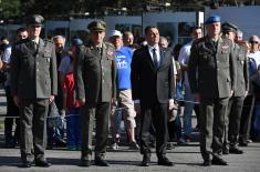 Salvo and Guards Drill on the Serbian Armed Forces Day