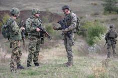 Members of Serbian Armed Forces, KFOR conduct simultaneous patrols to ensure security