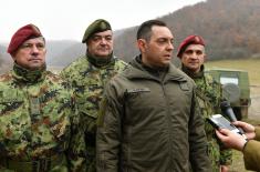 Minister Vulin: Serbia can be secure, stable, and peaceful when it has such an army