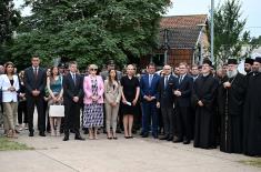 Министар Гашић присуствовао откривању споменика хероини Милунки Савић