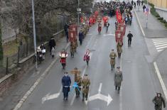 Припадници Министарства одбране и Војске Србије пливали за Часни крст