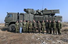 Gađanje iz borbenih sredstava „Pancir S1“ u okviru vežbe „Slovenski štit 2019“
