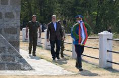 President Vučić lays wreath at Memorial Ossuary on Mt. Gučevo