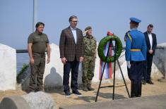 President Vučić lays wreath at Memorial Ossuary on Mt. Gučevo