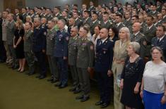 Diploma Awarding Ceremony for Military Academy Cadets