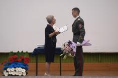 Diploma Awarding Ceremony for Military Academy Cadets