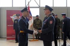 Aviator badge awarded to first pilot who completed new training model