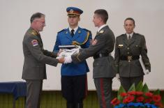 Diploma Awarding Ceremony for Military Academy Cadets