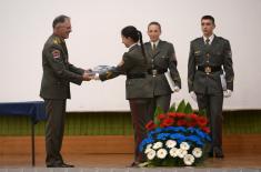 Diploma Awarding Ceremony for Military Academy Cadets