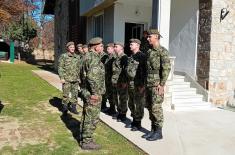 Tour of units of the Serbian Armed Forces in the Vranje garrison