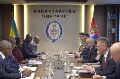 Meeting between Minister Vučević and Minister Delegate at Gabonese Ministry of Foreign Affairs Nyonda
