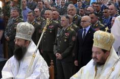 Serbian Armed Forces celebrate Slava for the first time