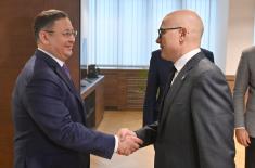 Sastanak ministra Vučevića sa ministrom spoljnih poslova Kazahstana Nurtleuom 
