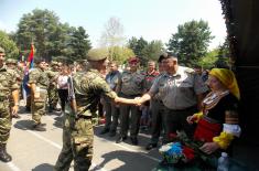 Свечаност полагања војничке заклетве у Лесковцу