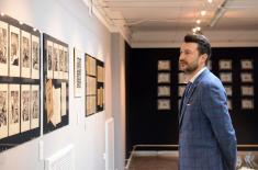 State Secretary Starović opens exhibition “Bridges of Light – Selected Works of Art from Museum of Genocide Victims’ Collection” in Military Museum