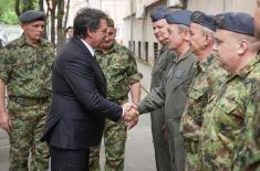 Minister Gašić visits Air Force and Air Defence Command