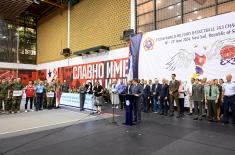  Министар Гашић отворио 3. CISM Светско војно првенство у баскету 3x3