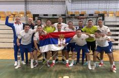 Vojna reprezentacija Srbije pobednik 14. „CISM futsal kupa za mir“ 