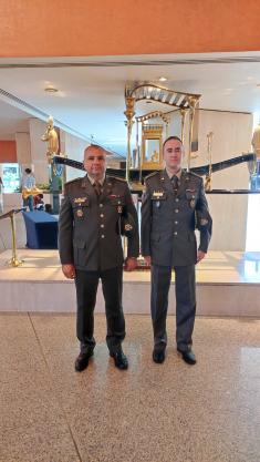 Military Academy delegation visiting Egyptian Military Academy