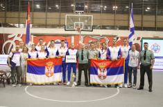 Serbian military men’s team places second at 3rd CISM World Military 3x3 Basketball Championship