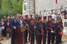 Minister Vulin attends ceremony marking the 102nd anniversary of the retreat of the Serbian Army to the island of Corfu