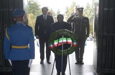 President of Burundi lays wreath at Monument to Unknown Hero on Mt. Avala