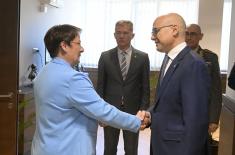 Minister Vučević Meets Member of German Parliament Lips