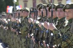 Class of March 2025 takes military oath, Minister Gašić attends