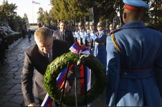 Председник Владе Словачке Републике положио венац на Споменик незнаном јунаку на Авали