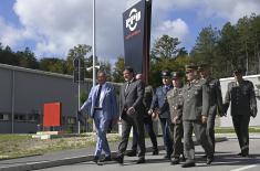 Minister Gašić opens newly-constructed hall at Prvi Partizan