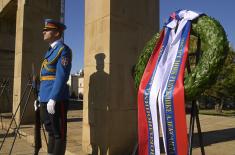 Minister Gašić leads the state wreath-laying ceremony at the Liberators of Belgrade Cemetery