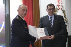 Minister Vučević attends ceremony marking 75th anniversary of Military Technical Institute
